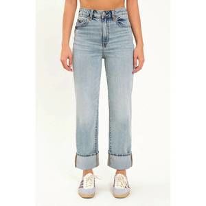 NEW DAZE sundaze high rise vintage straight jeans in girl code